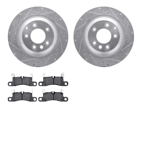2011-2014 Porsche Cayenne Disc Brake Kit - Rear (Dynamic Friction)
