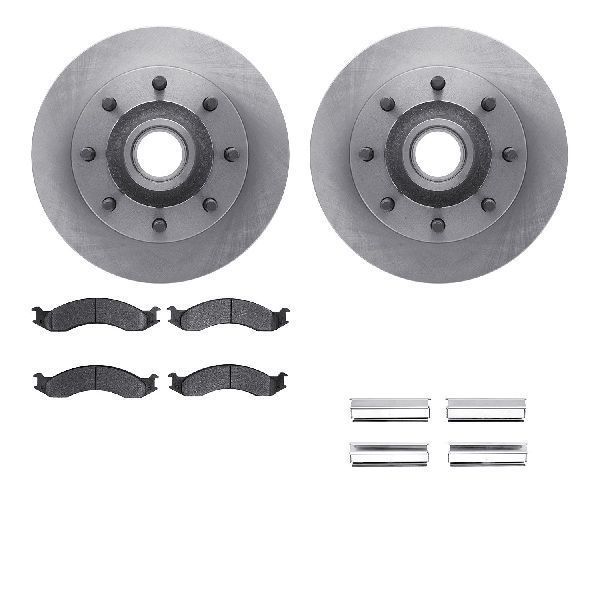 1992-1994 Ford E-350 Econoline Disc Brake Kit - Front (Dynamic Friction)