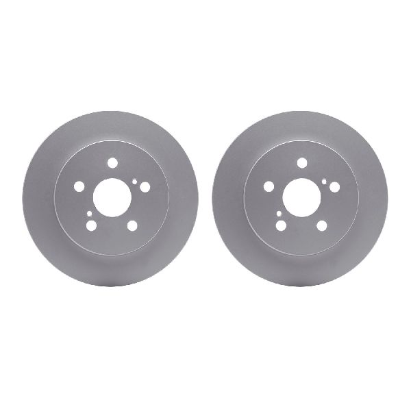 2010-2022 Toyota Prius Disc Brake Rotor Set - Rear (Dynamic Friction)
