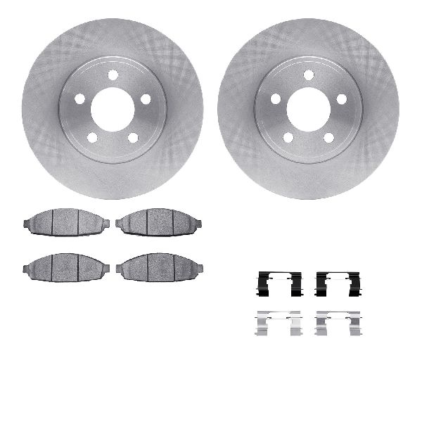 2003-2011 Lincoln Town Car Disc Brake Kit - Front (Dynamic Friction)