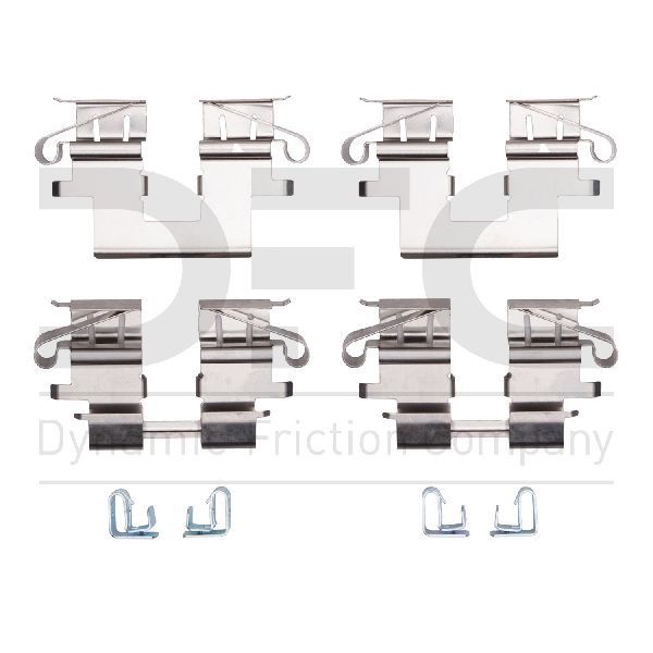 2006-2008 Lexus RX400h Disc Brake Hardware Kit - Rear (Dynamic Friction)