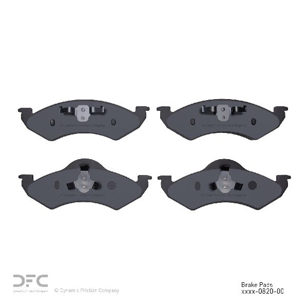 2000-2002 Dodge Durango Disc Brake Pad Set - Front (Dynamic Friction)