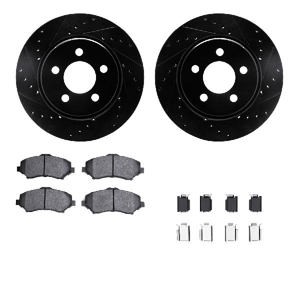 2007-2011 Dodge Nitro Disc Brake Kit - Front (Dynamic Friction)