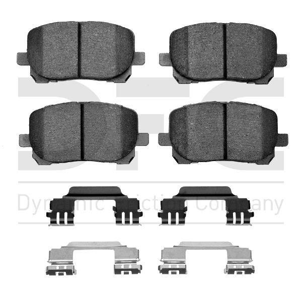 2003-2008 Pontiac Vibe Disc Brake Pad Set - Front (Dynamic Friction)