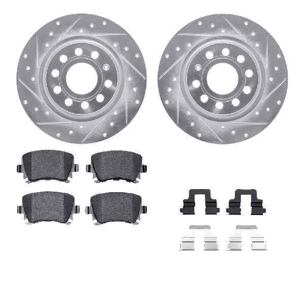2009-2017 Volkswagen Tiguan Disc Brake Kit - Rear (Dynamic Friction)