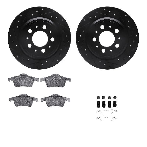 1999-2006 Volvo S80 Disc Brake Kit - Rear (Dynamic Friction)