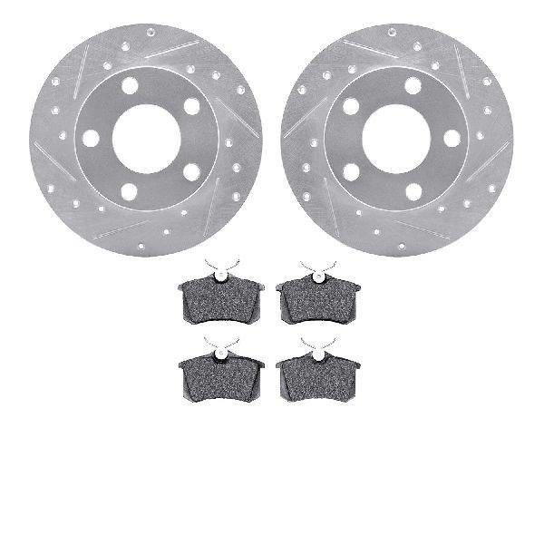 1999-2005 Volkswagen Passat Disc Brake Kit - Rear (Dynamic Friction)