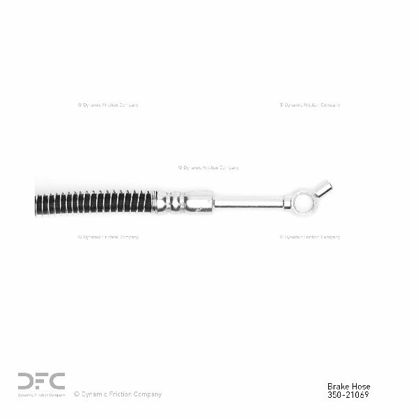 2010-2013 Kia Soul Brake Hydraulic Hose - Rear Lower (Dynamic Friction)