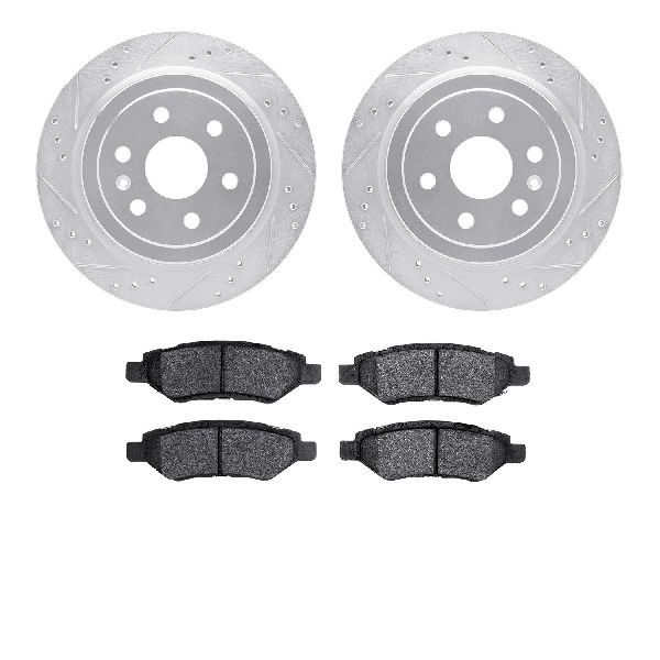 2010-2016 Cadillac SRX Disc Brake Kit - Rear (Dynamic Friction)