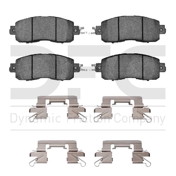 2014-2017 Nissan LEAF Disc Brake Pad Set - Front (Dynamic Friction)