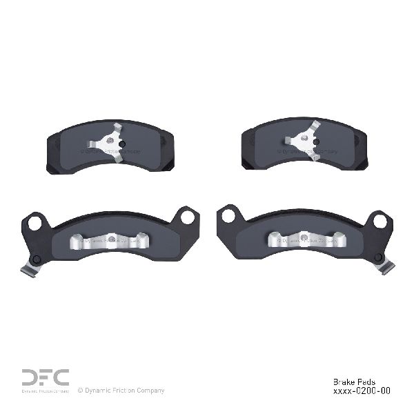 1982-1987 Lincoln Continental Disc Brake Pad Set - Front (Dynamic Friction)