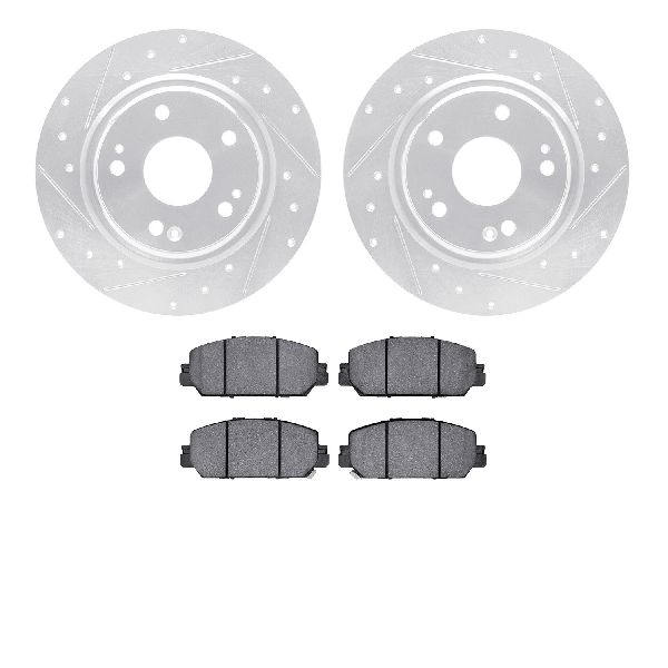 2017-2019 Honda CR-V Disc Brake Kit - Front (Dynamic Friction)