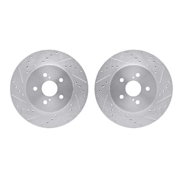 2006-2007 Toyota Highlander Disc Brake Rotor Set - Front (Dynamic Friction)