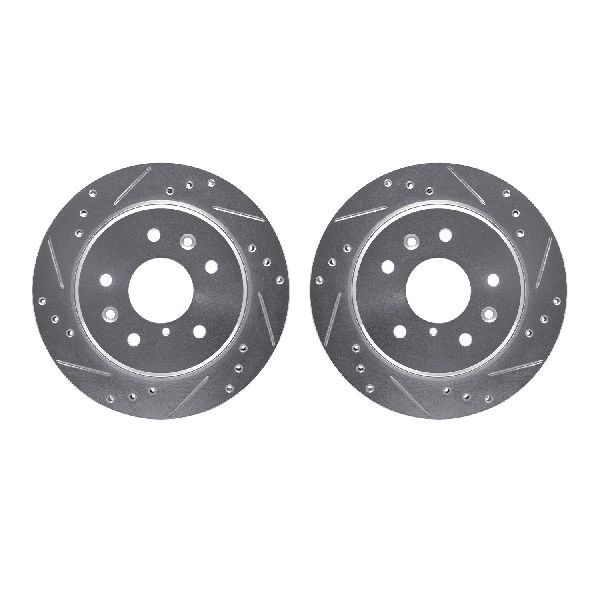 1986-1991 Mazda RX-7 Disc Brake Rotor Set - Rear (Dynamic Friction)