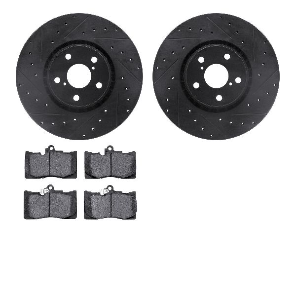2007-2011 Lexus GS350 Disc Brake Kit - Front (Dynamic Friction)