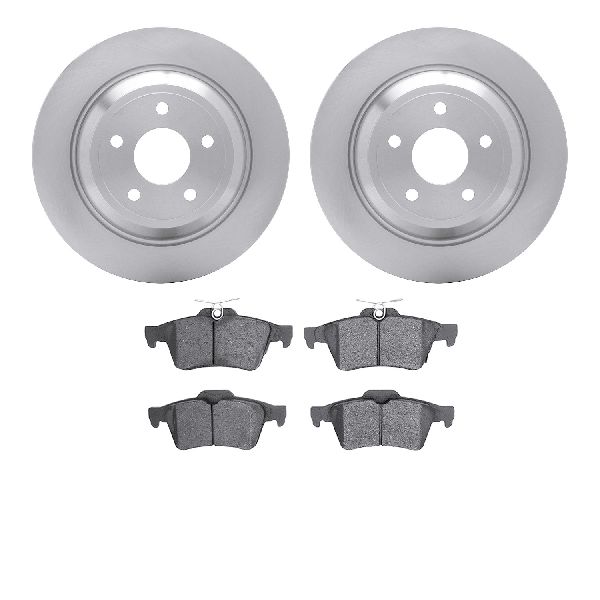 2016-2018 Ford Focus Disc Brake Kit - Rear (Dynamic Friction)