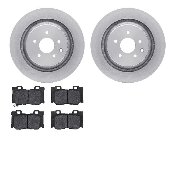2008-2013 INFINITI G37 Disc Brake Kit - Rear (Dynamic Friction)
