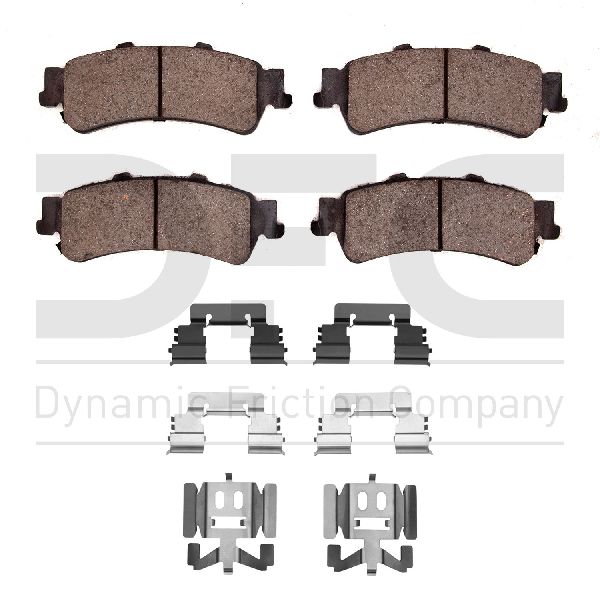2003-2005 Chevrolet Astro Disc Brake Pad Set - Rear (Dynamic Friction)
