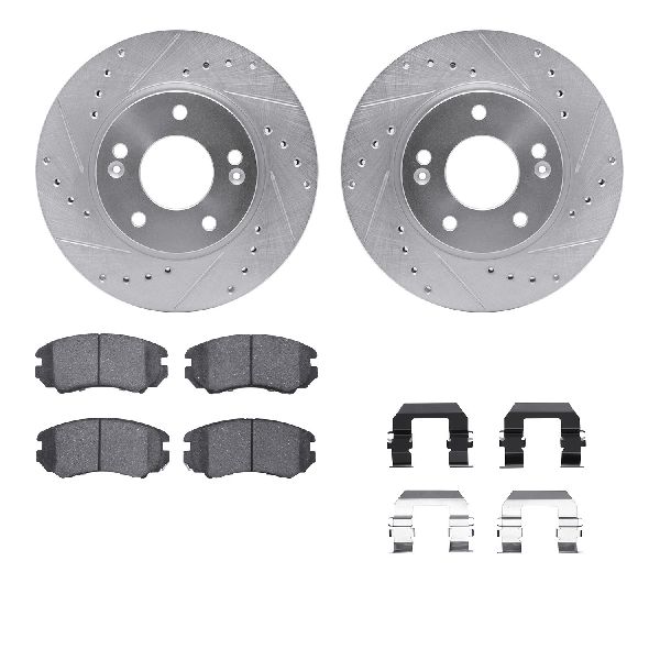 2007-2010 Hyundai Elantra Disc Brake Kit - Front (Dynamic Friction)