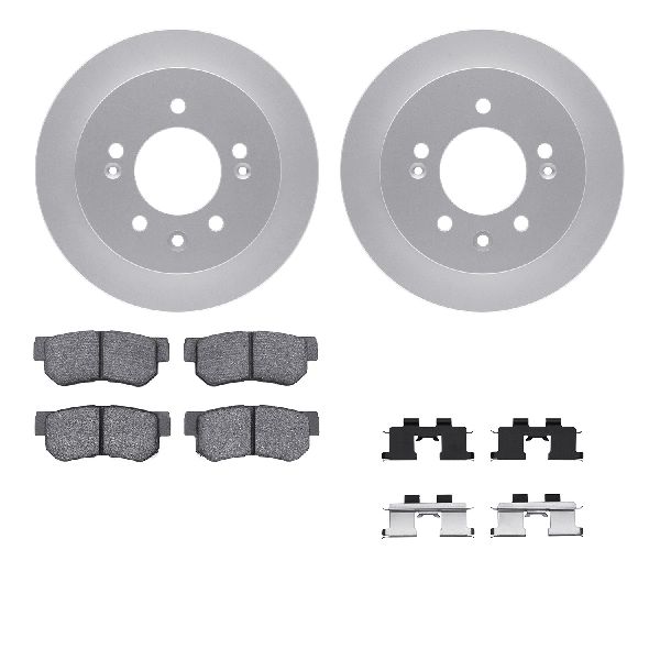 2007-2009 Hyundai Elantra Disc Brake Kit - Rear (Dynamic Friction)