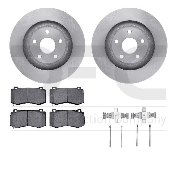 2006-2010 Jeep Grand Cherokee Disc Brake Kit - Front (Dynamic Friction)