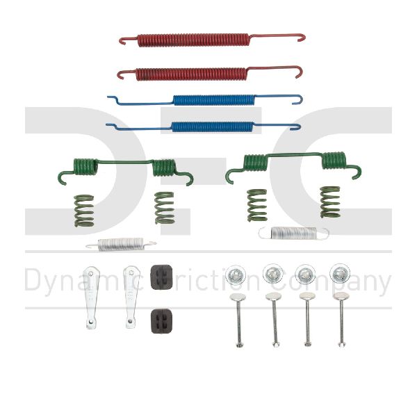 2011-2012 Volkswagen Jetta Drum Brake Hardware Kit - Rear (Dynamic Friction)