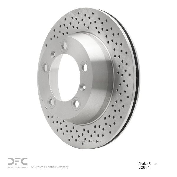 2005-2016 Porsche Boxster Disc Brake Rotor - Rear (Dynamic Friction)