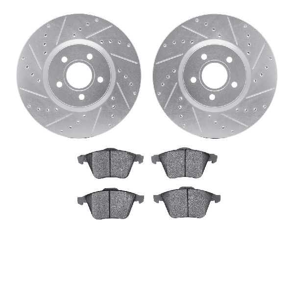 2004-2011 Volvo S40 Disc Brake Kit - Front (Dynamic Friction)