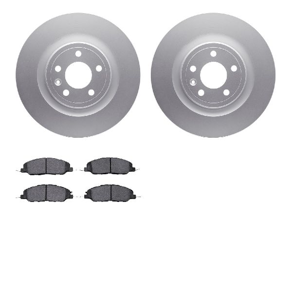 2011-2014 Ford Mustang Disc Brake Kit - Front (Dynamic Friction)