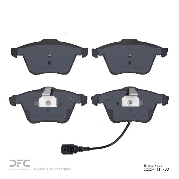 2013 Volkswagen Golf Disc Brake Pad Set - Front (Dynamic Friction)