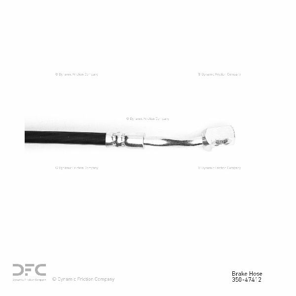 2007-2010 GMC Sierra 3500 HD Brake Hydraulic Hose - Rear Left Lower (Dynamic Friction)