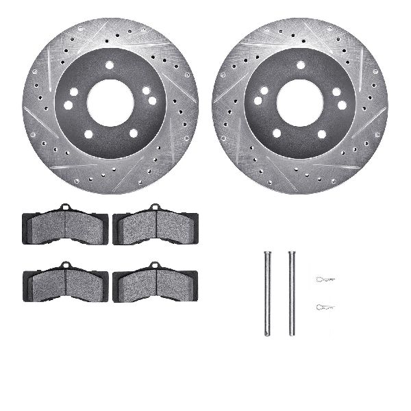 1968-1969 Chevrolet Camaro Disc Brake Kit - Front or Rear (Dynamic Friction)