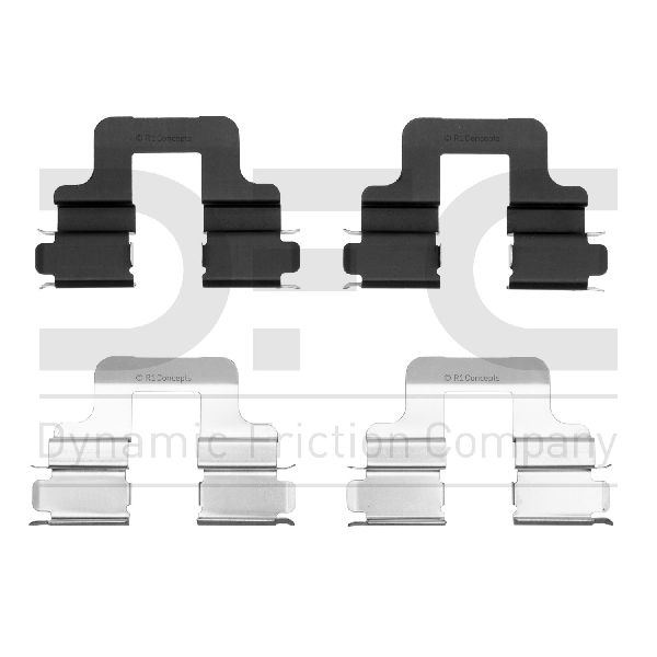 2016-2017 Hyundai Azera Disc Brake Hardware Kit - Rear (Dynamic Friction)