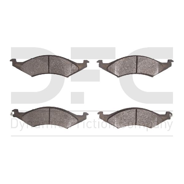 1988-1992 Lincoln Continental Disc Brake Pad Set - Front (Dynamic Friction)