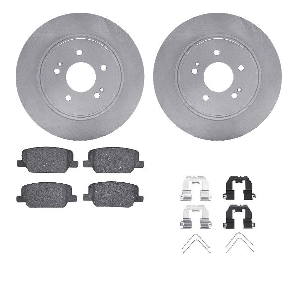 2020-2024 Kia Telluride Disc Brake Kit - Rear (Dynamic Friction)