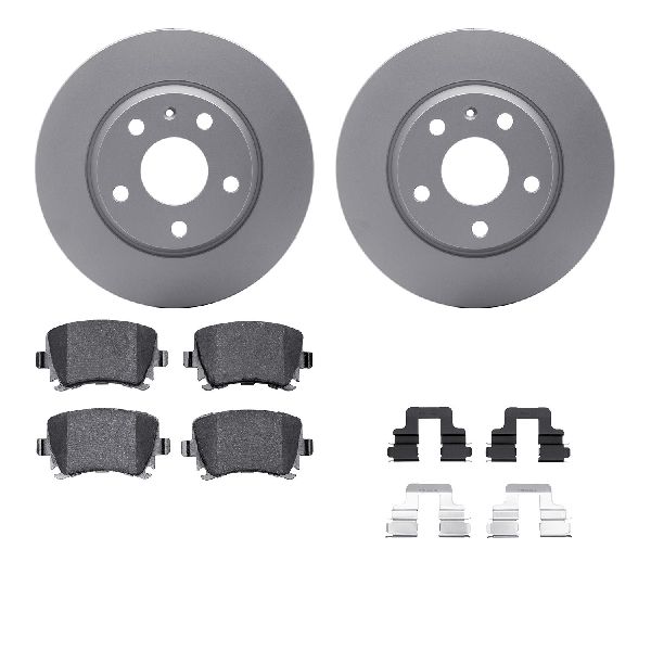 2008-2009 Audi TT Disc Brake Kit - Rear (Dynamic Friction)