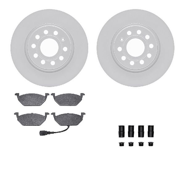 2011-2015 Volkswagen Jetta Disc Brake Kit - Front (Dynamic Friction)