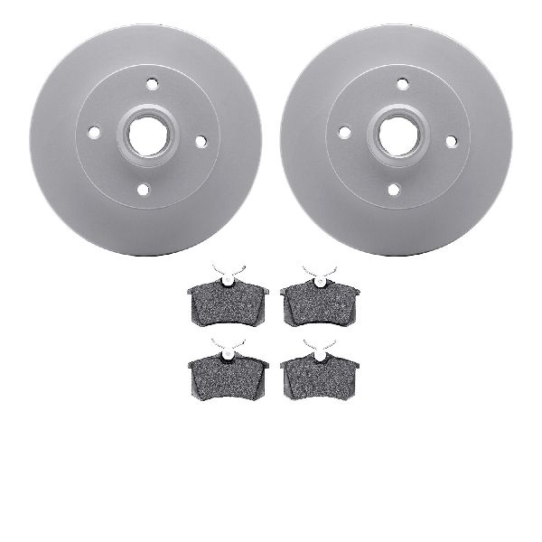 1985-1998 Volkswagen Jetta Disc Brake Kit - Rear (Dynamic Friction)