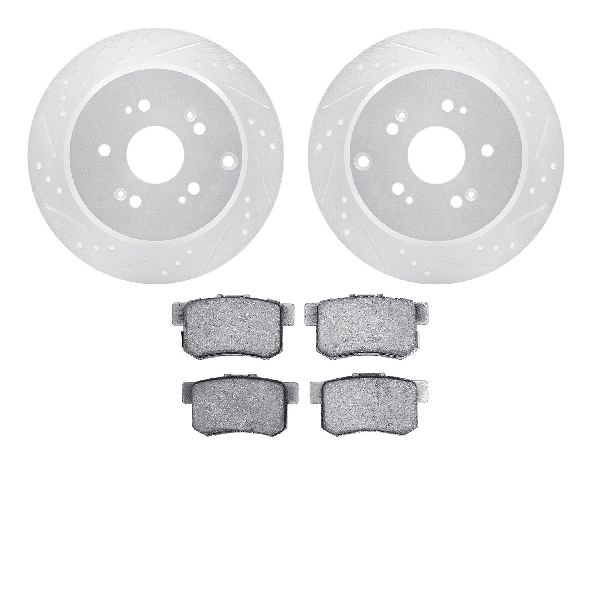 2005-2016 Honda CR-V Disc Brake Kit - Rear (Dynamic Friction)