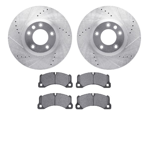 2011-2014 Volkswagen Touareg Disc Brake Kit - Front (Dynamic Friction)
