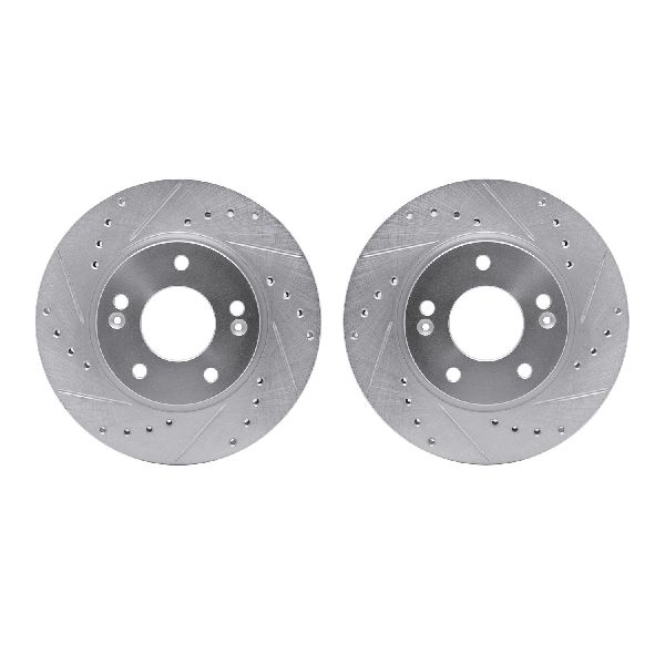 2007-2010 Hyundai Elantra Disc Brake Rotor Set - Front (Dynamic Friction)