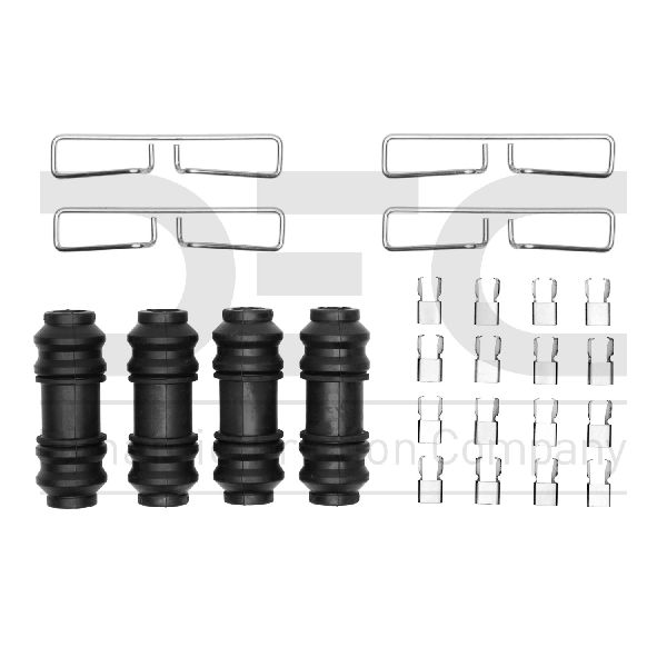 1990-2001 Jeep Cherokee Disc Brake Hardware Kit - Front (Dynamic Friction)