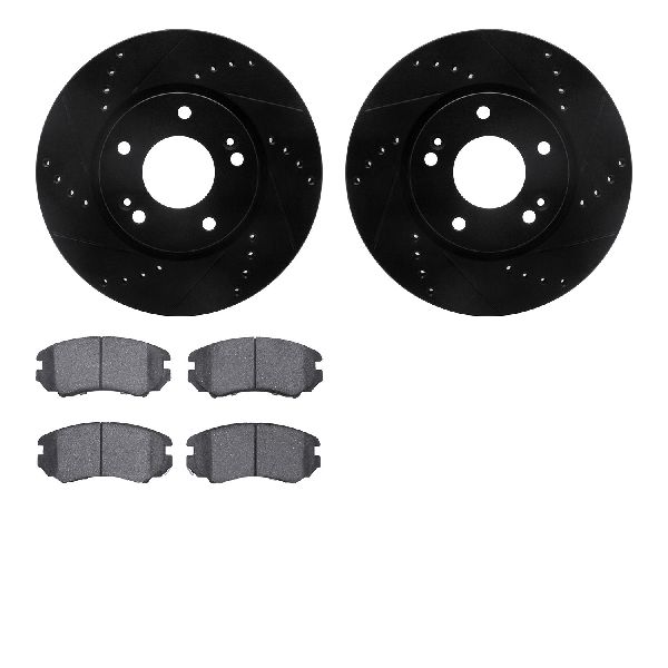 2005-2009 Hyundai Tucson Disc Brake Kit - Front (Dynamic Friction)
