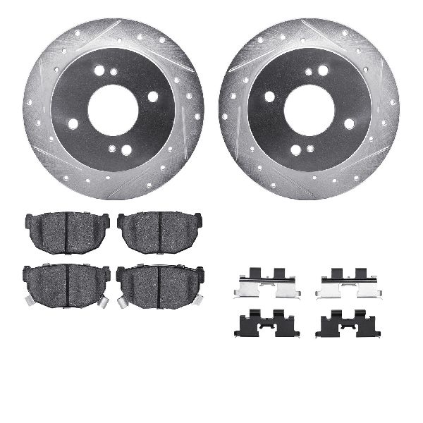 1982-1988 Nissan 200SX Disc Brake Kit - Rear (Dynamic Friction)