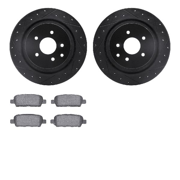 2008-2013 INFINITI G37 Disc Brake Kit - Rear (Dynamic Friction)