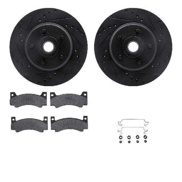 1972-1973 Chrysler Town &amp; Country Disc Brake Kit - Front (Dynamic Friction)