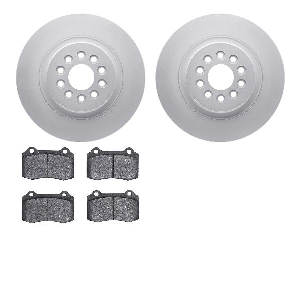 2003-2005 Jaguar S-Type Disc Brake Kit - Rear (Dynamic Friction)