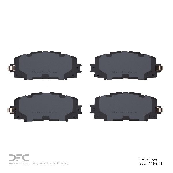 2016-2022 Toyota Prius Disc Brake Pad Set - Front (Dynamic Friction)