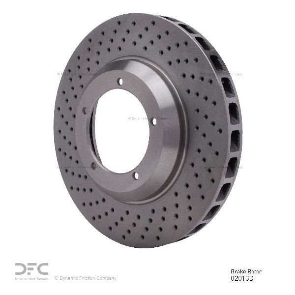 1982-1989 Porsche 911 Disc Brake Rotor - Front Left (Dynamic Friction)