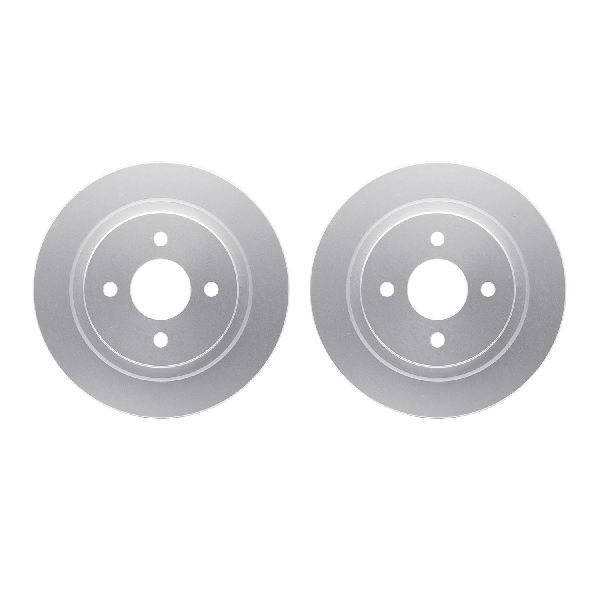 2002-2004 Ford Focus Disc Brake Rotor Set - Rear (Dynamic Friction)